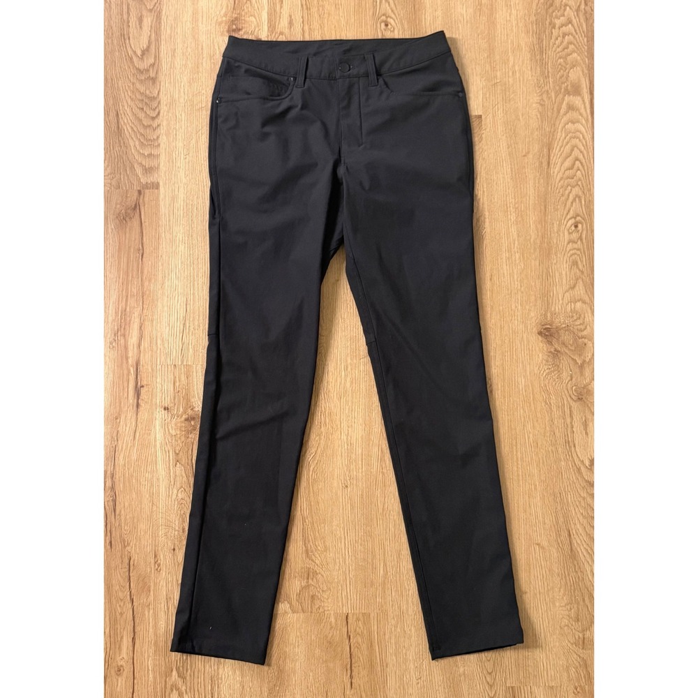 Lululemon Mens ABC Pant Slim Fit Warpstreme Black Size 28 LM5AD9S